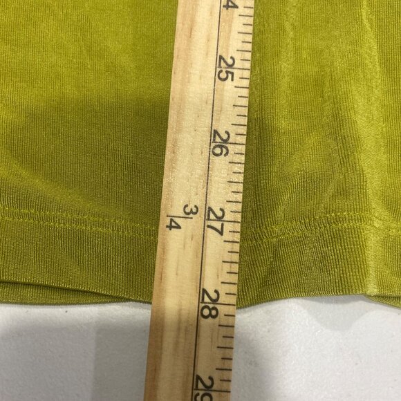 Coldwater Creek 3X Womens Green Short Sleeve Tie-Front Blouse Liquid Knit - Picture 8 of 9